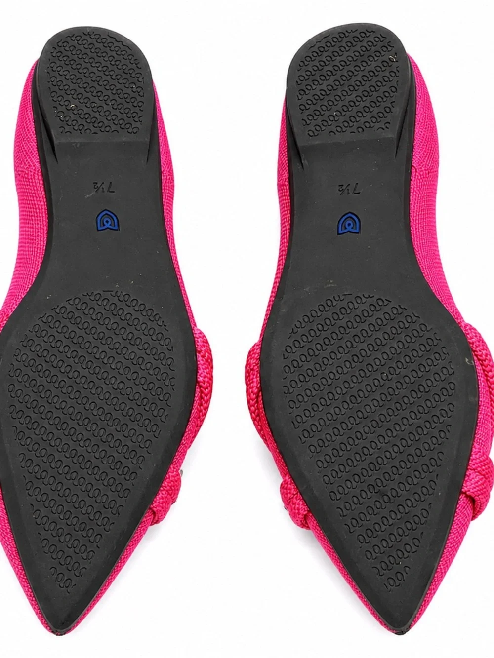 Rothy’s The Knot Point II Flats – Bright Pink – Size 7.5